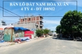 BÁN LÔ ĐẤT NAM HÒA XUÂN - 4 TỶ 4 
